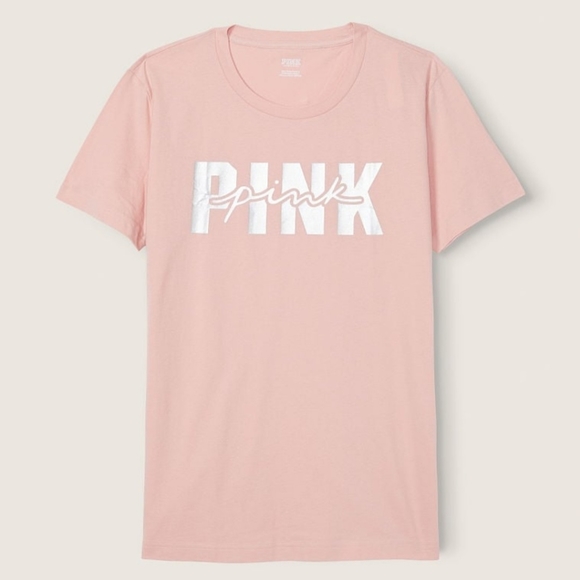 PINK Victoria's Secret Tops - PINK Campus Short sleeve Tee size XL NWT